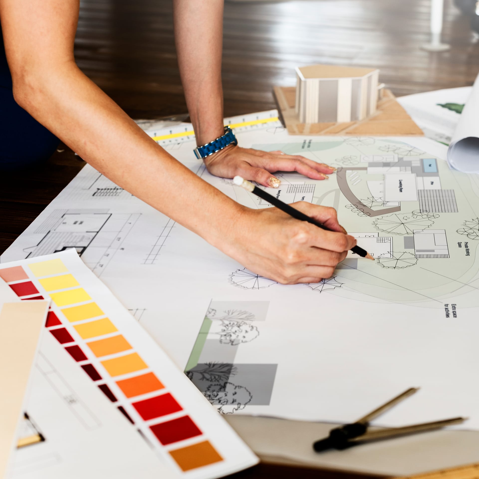 Réalisation de plan de masse pour permis de construire